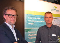 Hans Verdonschot and René Sleutel of Aelmans Adviesgroep hoped to meet customers and perhaps new colleagues at the fair.